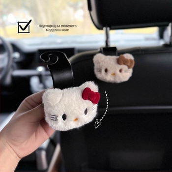 Закачалка за автомобилна седалка – карикатурен стил, пластмасова, модел Ktmhpgg, интериорно декориране и съхранение в колата