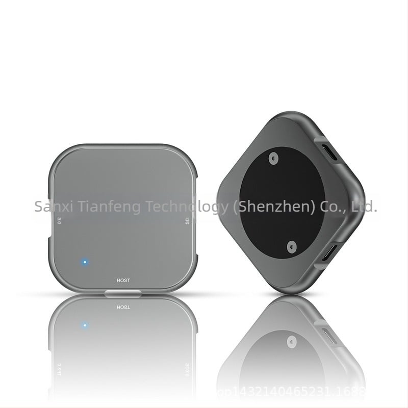 Магнитен M.2 NVMe 2230 SSD корпус - CNC алуминиева сплав, поддържа до 4TB, USB-C 10Gbps, PD100W