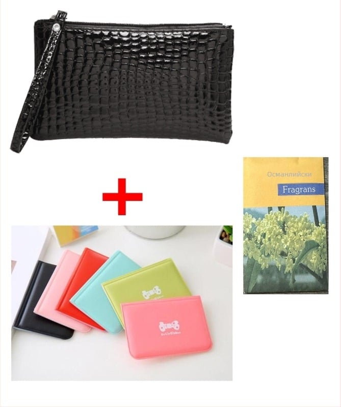 Мини PU дамска чанта, уличен стил, закопчаване с цип, хоризонтална квадратна форма, вътрешност сандвич-цип