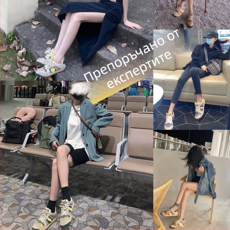 Спортни ежедневни обувки – платнен горен, гумена подметка, дишаща текстилна стелка, връзки, кръгла носка