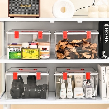 Портативна PET кутия за съхранение, модел 677, ръчно пренасяема, прахоустойчива, мултифункционална