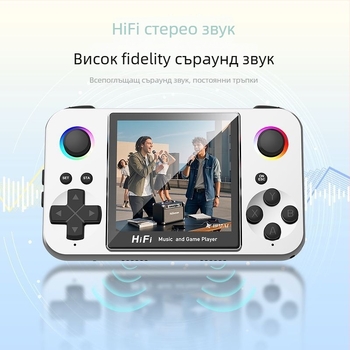 Преносим гейм контролер с двойни джойстика и стерео звук, силиконов корпус, 825GB памет, съвместим с PS5