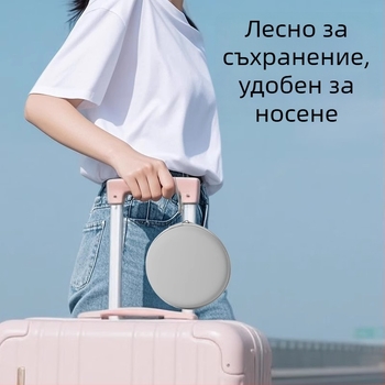 Паметна пяна U-образна пътуваща възглавница – Ice Silk калъф, модерен дизайн, тегло до 0,5 кг