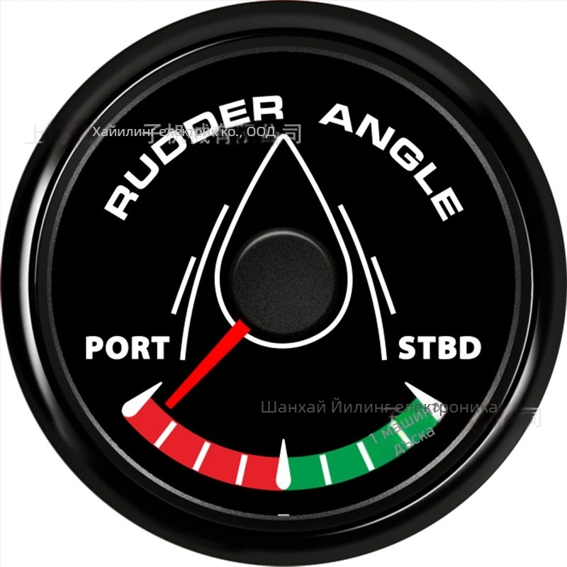 Сензор за ъгъл на рул с резбов монтаж, LED дисплей, корпус от неръждаема стомана и пластмаса, 9-32V, 0-190Ω