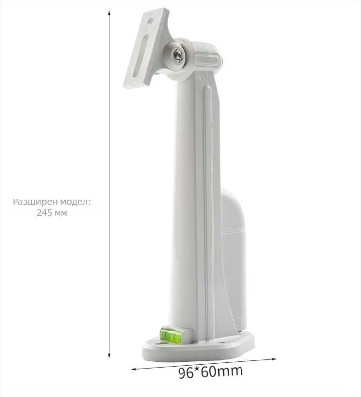 Стенно монтиран държач за камера, пластмаса, инжекционно формована, универсално въртене, за вътрешно и външно приложение