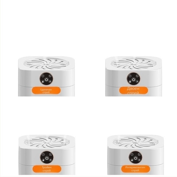 овлажнител за спалня с тих режим, 10 л резервоар, 3 изхода за мъгла, ароматерапия, защита при изключване, захранване с батерия, корпус от неръждаема стомана