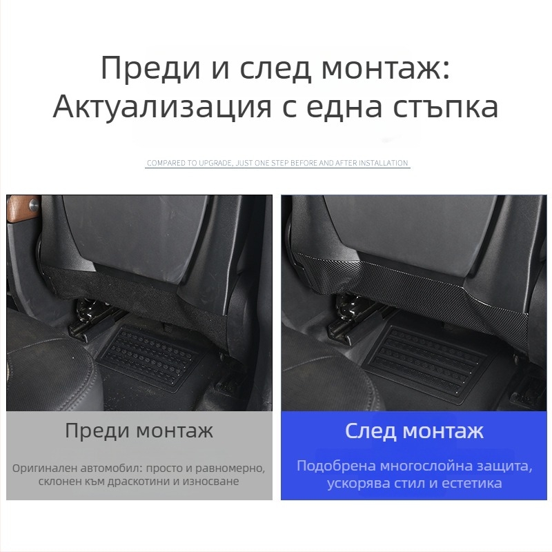 Заден панел против удар за Range Rover Sport – ABS, карбон фибър дизайн, марка Deyan, подходящ за всички сезони