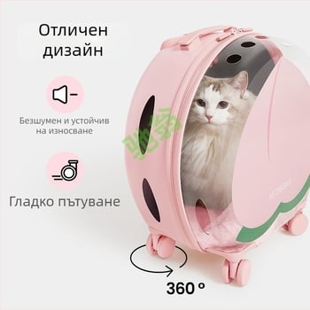 Прозрачна капсулна раница за домашни любимци, преносима раница за котки и кучета