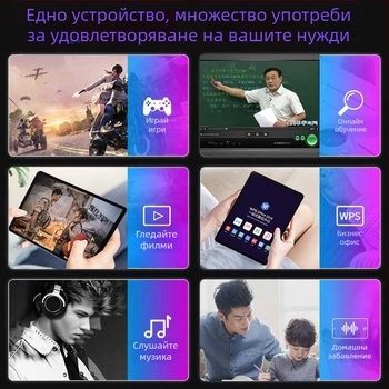 Android 5G таблет с SSD 500GB, IPS Retina дисплей, осемядрен процесор (5G+Wi‑Fi, Android, 500GB SSD, IPS Retina)