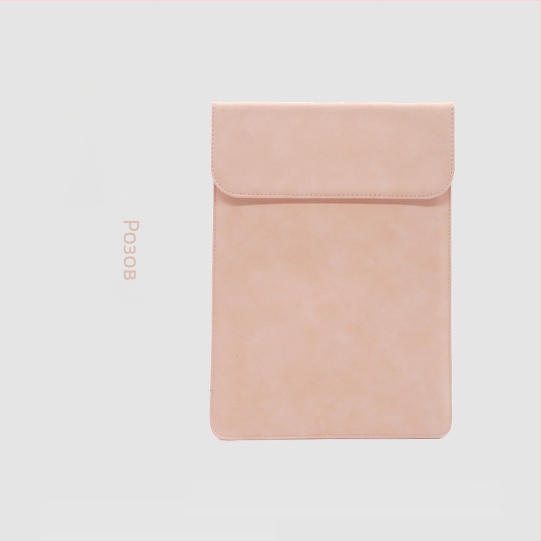 Калъф за лаптоп с магнитно закопчаване, PU кожа, вътрешен джоб за лаптоп, водоустойчив и удароустойчив, за лаптоп, таблет и iPad