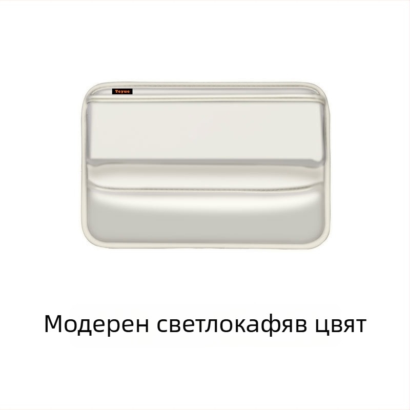Кожена кутия за пролуката между седалката и централната конзола — мултифункционална, персонализируема, за съхранение, с печат на лого