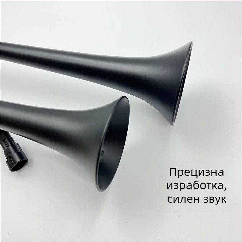 Stania автомобилен въздушен сигнален рог за камиони и автобуси, 12V/24V, висок тон, модел Stania, Linair