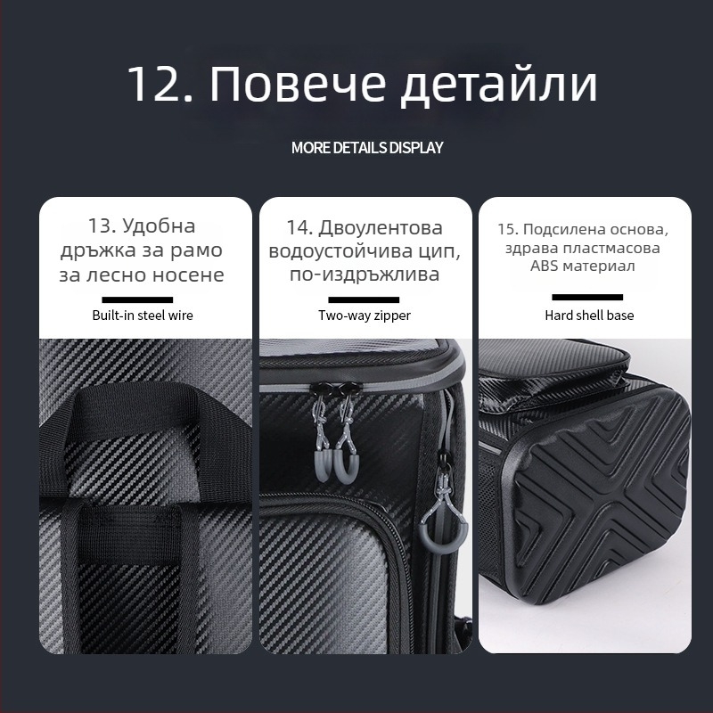 Сгъваем риболовен стол с твърд корпус и раница за съхранение, голям капацитет, чанта-кофа, многофункционална риболовна раница (Марка Nothing; Материал кожа; Водоустойчив: Да; Функция: Друго)