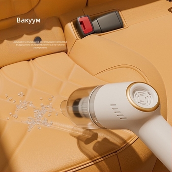 Say One безжичен вакуум за кола – ръчен, 5500 Pa всмукване, 7.4 V, 55 W, време за работа 17 мин.