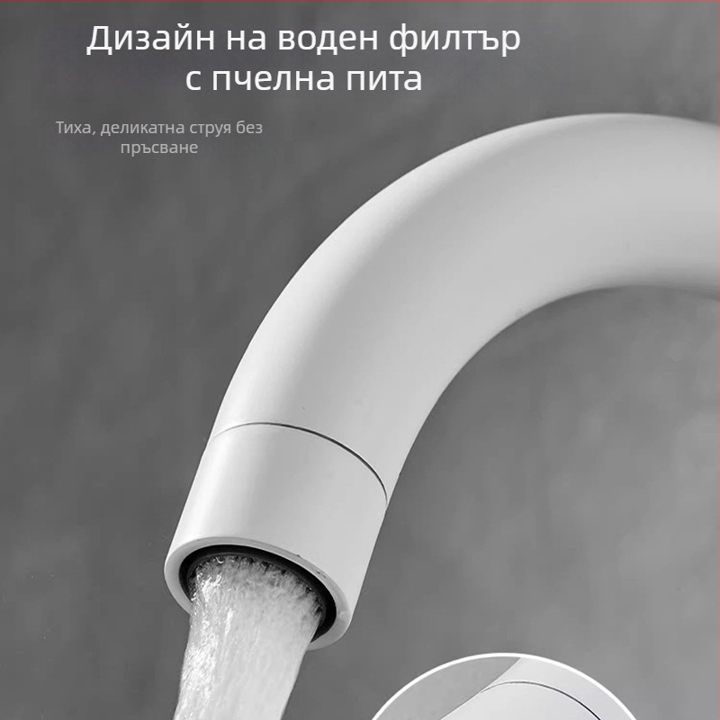 Кухненски смесител ABS материал, смесител за мивка, единична шарнирна конструкция, керамична клапанна седалка, персонализиране