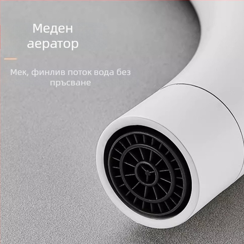 Кухненски смесител ABS материал, смесител за мивка, единична шарнирна конструкция, керамична клапанна седалка, персонализиране