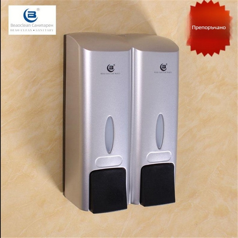 Стилен стенен дозатор за душ гел и шампоан с ръчно натискане – пластмаса, модерен стил, Northern austria