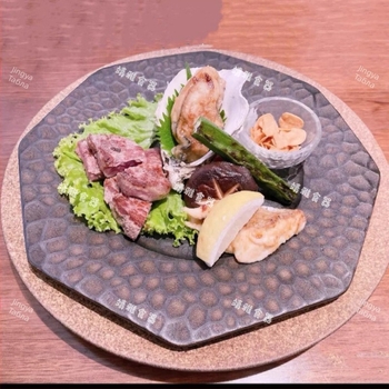 Японски Kaiseki порцеланова сервировка за маса със плато за sashimi и суши, прост стил, персонализация налична (Материал: керамика; Произход: Китай; Ръчно изработено: Не; Персонализация: Възможна)