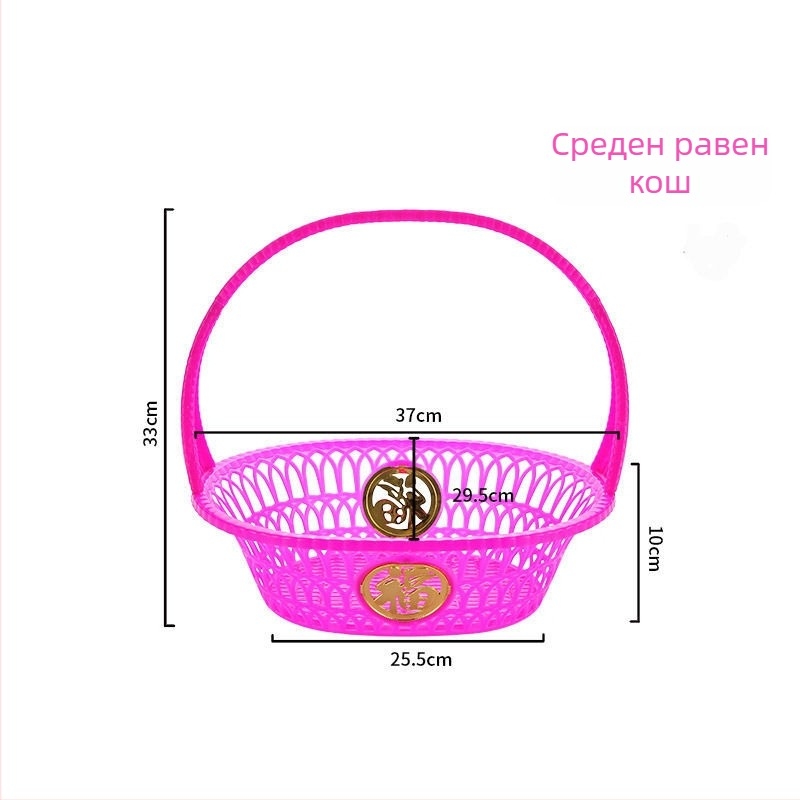 Пластмасова кошница за плодове, Нов китайски стил, подходяща за подарък, есен 2014 г.