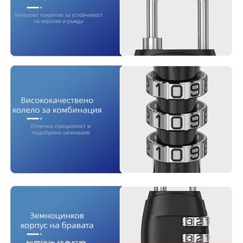 Кодова ключалка – модел 985, каталожен стил, универсален дизайн