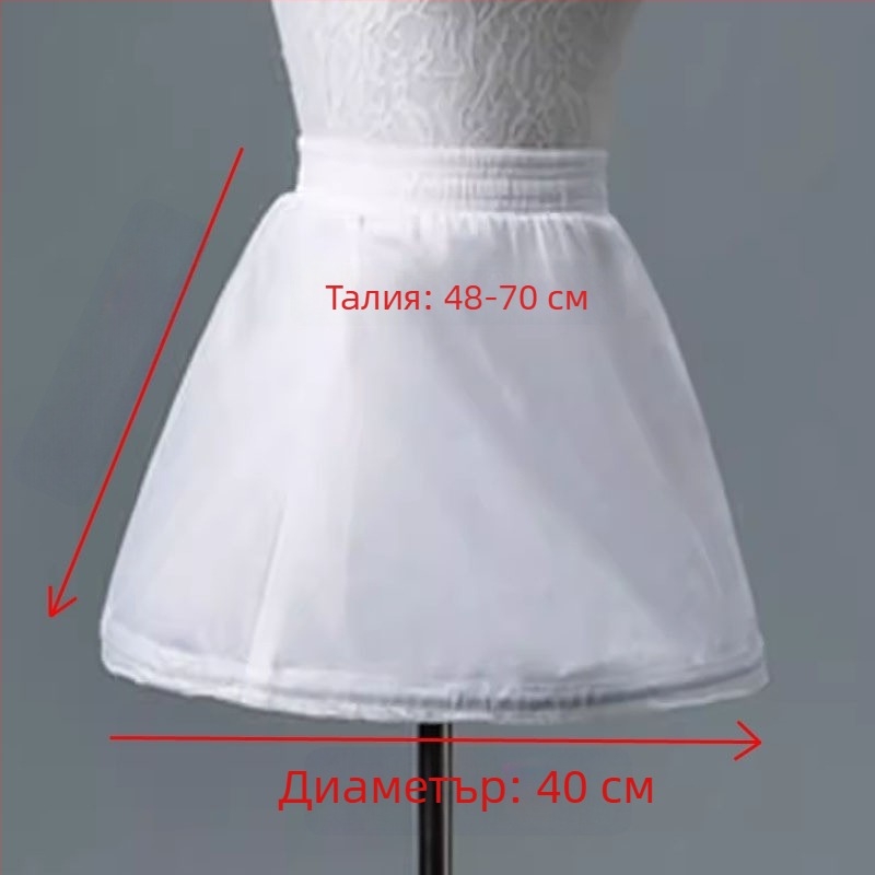 Детска принцес рокля с пухкава пола – къс модел, QC001, лято 2025, за деца