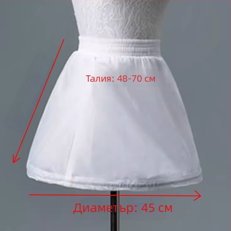 Детска принцес рокля с пухкава пола – къс модел, QC001, лято 2025, за деца