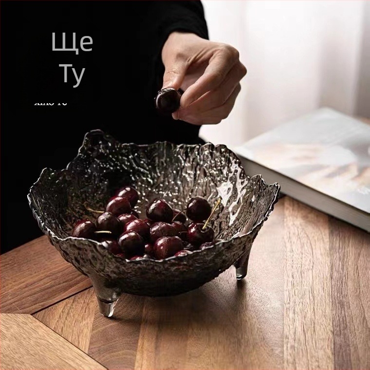 Yu Hua Стъклена чиния за плодове, прост стил, висококачествен продукт