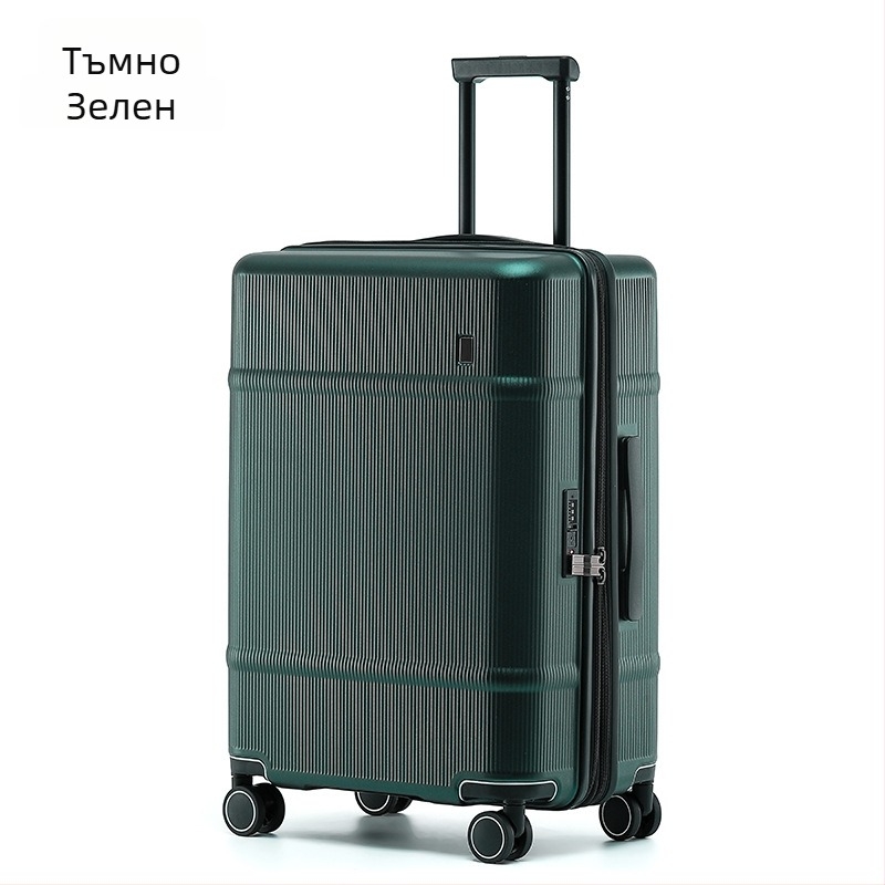Удебелен разширяем твърд куфар, голям капацитет 56–75 л, PC корпус, TSA ключалка, устойчив на надраскване и удари, пътуване