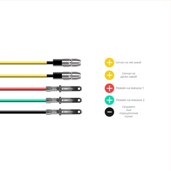 LED задно светло за мотоциклет CG125 / TMX155 с светлинния водач, 12V LED осветление, индикатор за завой и спирачка