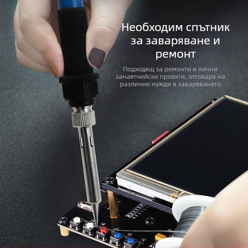 Безоловна глава за запояване с прав и извит връх, медна, за паячна станция 936