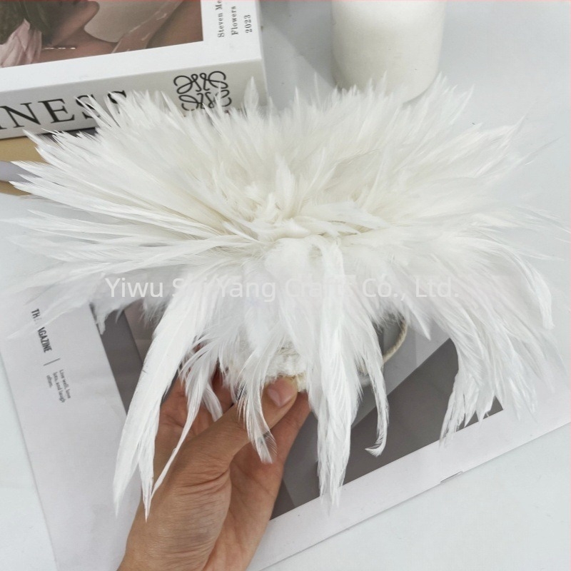 DIY бижутерни аксесоари: сноп пера за облекло; материал: перо; обработка: висока температура дезинфекция; пуск: пролет 2025