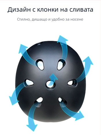 Детска каска за колоездене Conrell, ABS материал, отпечатано лого, персонализирано по заявка