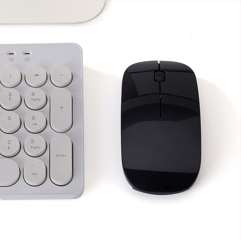 Безжична оптична мишка, 1600 DPI, USB интерфейс, 2,4 GHz безжична връзка, ергономичен дизайн