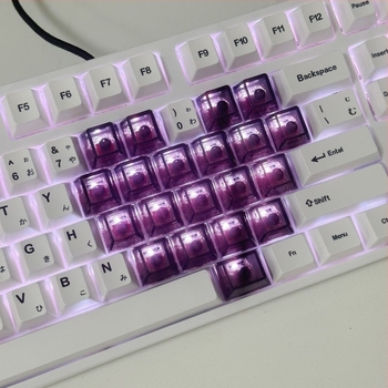 DIY сърцевидна клавишна капачка, PC материал, ергономична, съвместима с клавиатури с магнитни оси