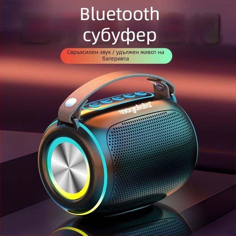 Bluetooth говорител с мощен бас, преносим безжичен за открито, висококачествен нов модел