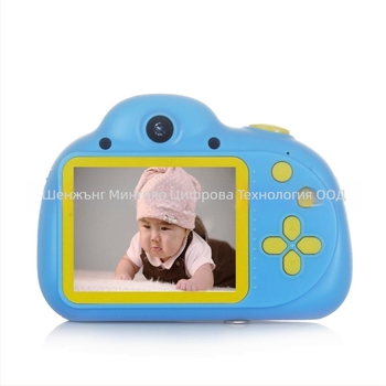 GM08 Детска удароустойчива цифрова камера, 8MP CMOS, 1080p видео, 2.4in LCD, USB 2.0, TF карта поддръжка