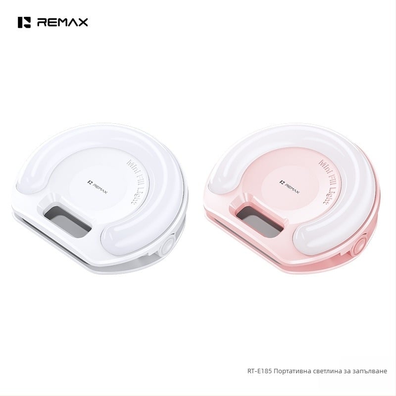 Remax LED осветление за запълване Rt-e185, преносимо, под 10W, 5500–5600K, за стрийминг и снимане