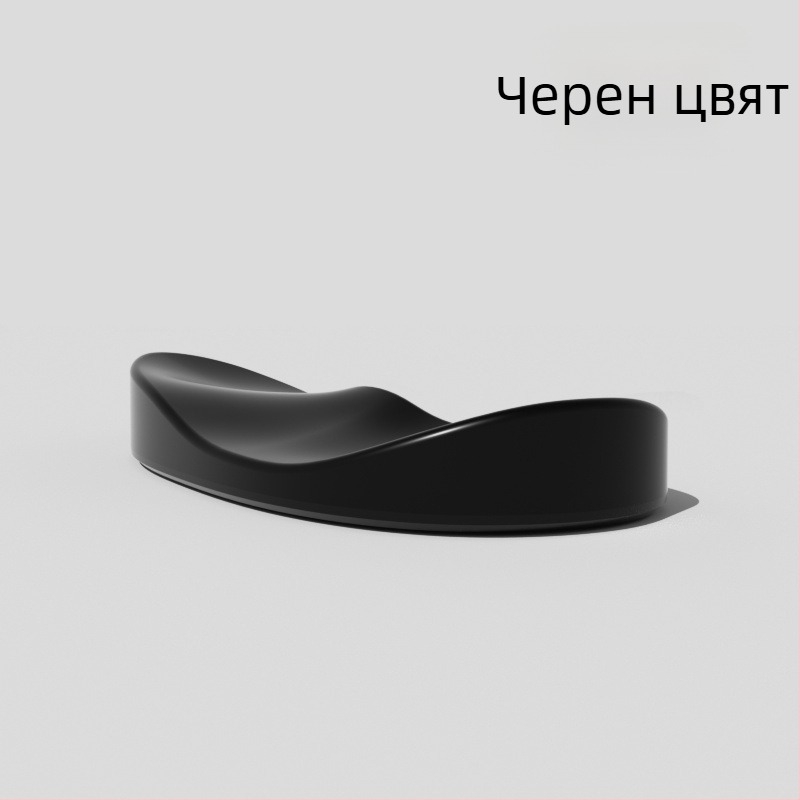 Офисна подложка за китката – силиконова, антиподхлъзваща, водоустойчива, лесна за почистване; модел Q8, около 40 g, едностранна