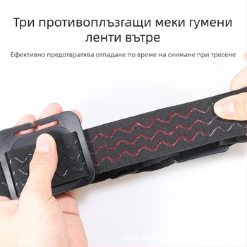 Headband за спортни камери JD-02, универсална съвместимост, еластична тъкан + PC, персонализирано лого
