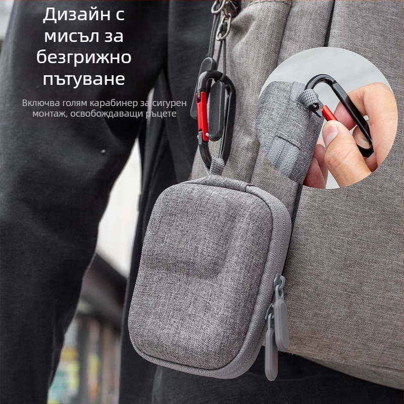 Чанта за съхранение за Action6 Mini – Eav материал, анти-пад защита, компактна конструкция, възможност за печат на лого