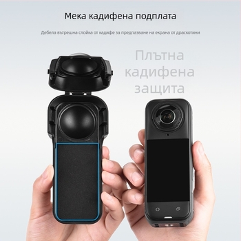 Flymile X5030_1 Комплект защитни капаци за Insta360 X5 — защита на екрана, капачка на обектива, защита на гимбал