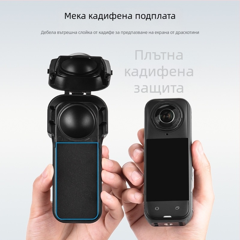 Flymile X5030_1 Комплект защитни капаци за Insta360 X5 — защита на екрана, капачка на обектива, защита на гимбал