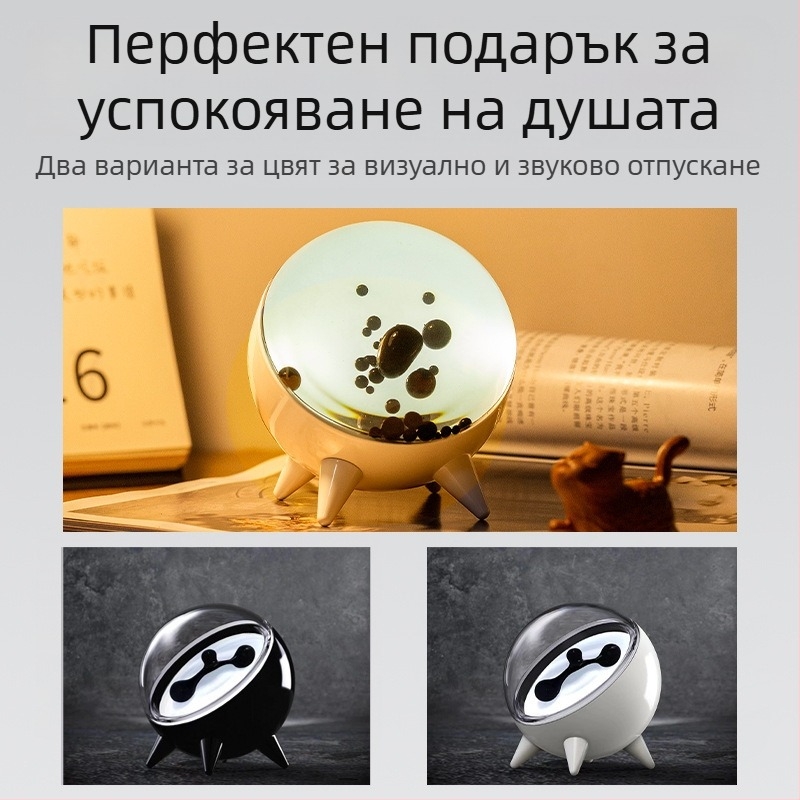Cute degree Минималистична кръгла настолна лампа с акрилен абажур, USB захранване, 5V, бутонен превключвател