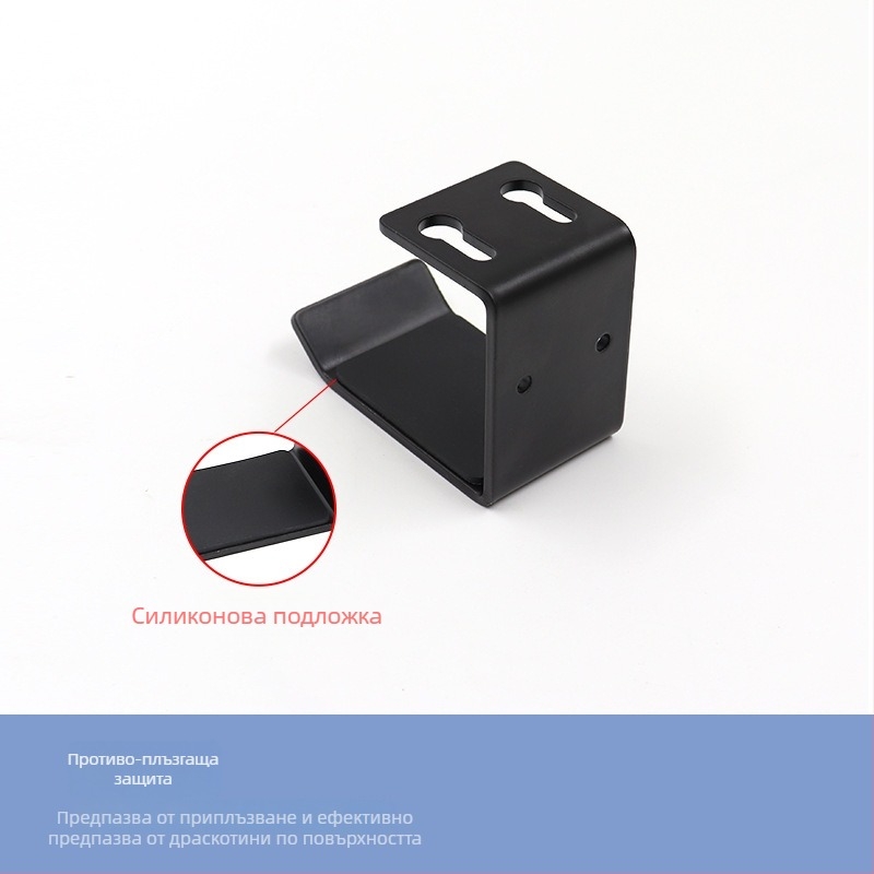 Десктоп стойка за слушалки, метална конструкция, модел HH-009, без пробиване, универсална съвместимост