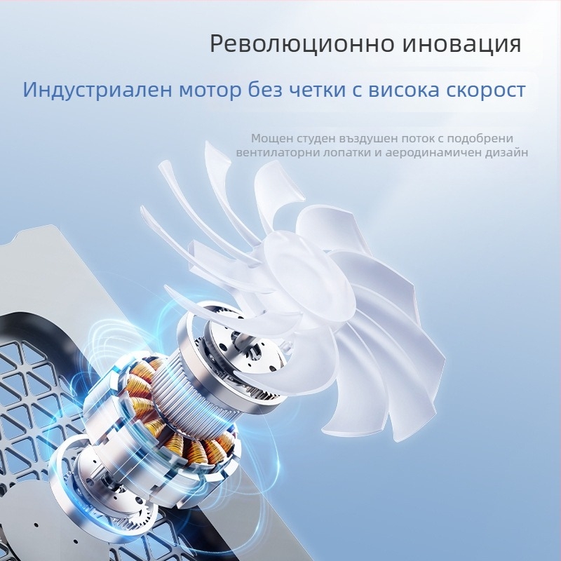 Noci C400 Охладител за лаптоп с 2 вентилатора, въздушно охлаждане, сгъваема настолна подложка, универсална съвместимост