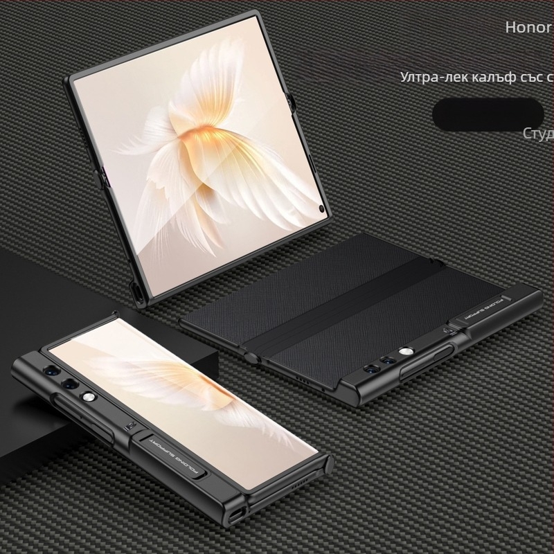 Калъф за телефон със стойка за Honor Vpurse – PC материал, матиран завършек, защита срещу изпускане