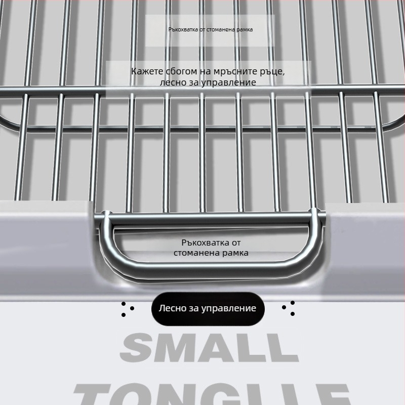 Метална кучешка тоалетна с метална рамка, плоска платформа и дизайн против пръски урината