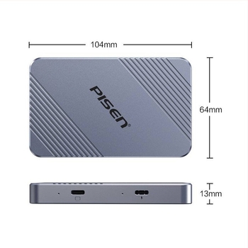 CFexpress четец за карти NJ-HB21, USB 3.2, външен, алуминиева сплав, Windows/Linux/macOS/iOS/Android