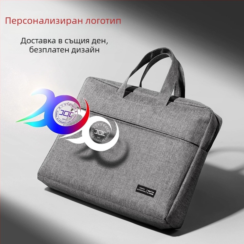 Делов портфейл от Oxford плат със цип — Three Benevolence (Марка: Three Benevolence; Материал: Oxford плат; Тип затваряне: цип)