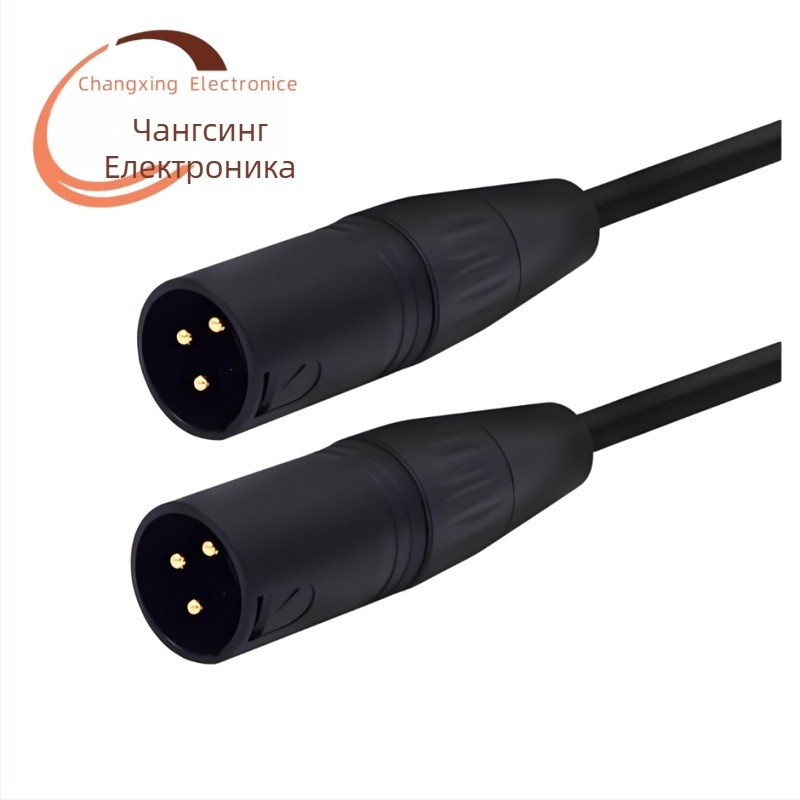 REXLIS KMF-6228 XLR аудио кабел, мъжки към женски, 3-ядрен, медни проводници, никелирана обвивка, дължина 30 м